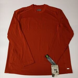 REI Long Sleeve OXT Tech Tee T-Shirt Men's Size XL XLarge Red Rock Outdoor
